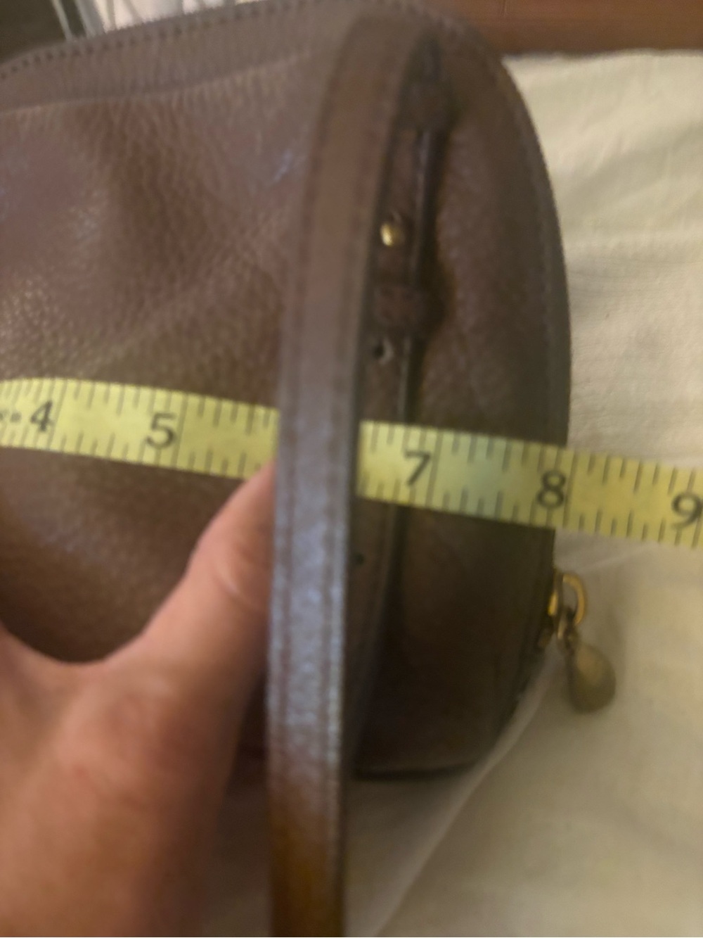 HOBO small brown leather crossbody purse - Picture 10 of 14